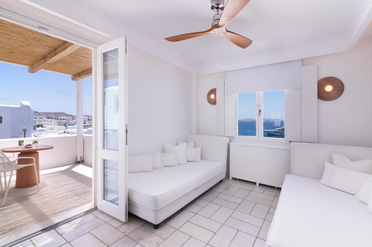 Premium Suite mit Whirlpool im Freien und Meerblick