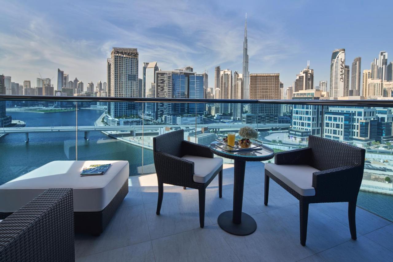 VIP Tweepersoonskamer met 2 Aparte Bedden, Balkon en Uitzicht op de Burj Khalifa