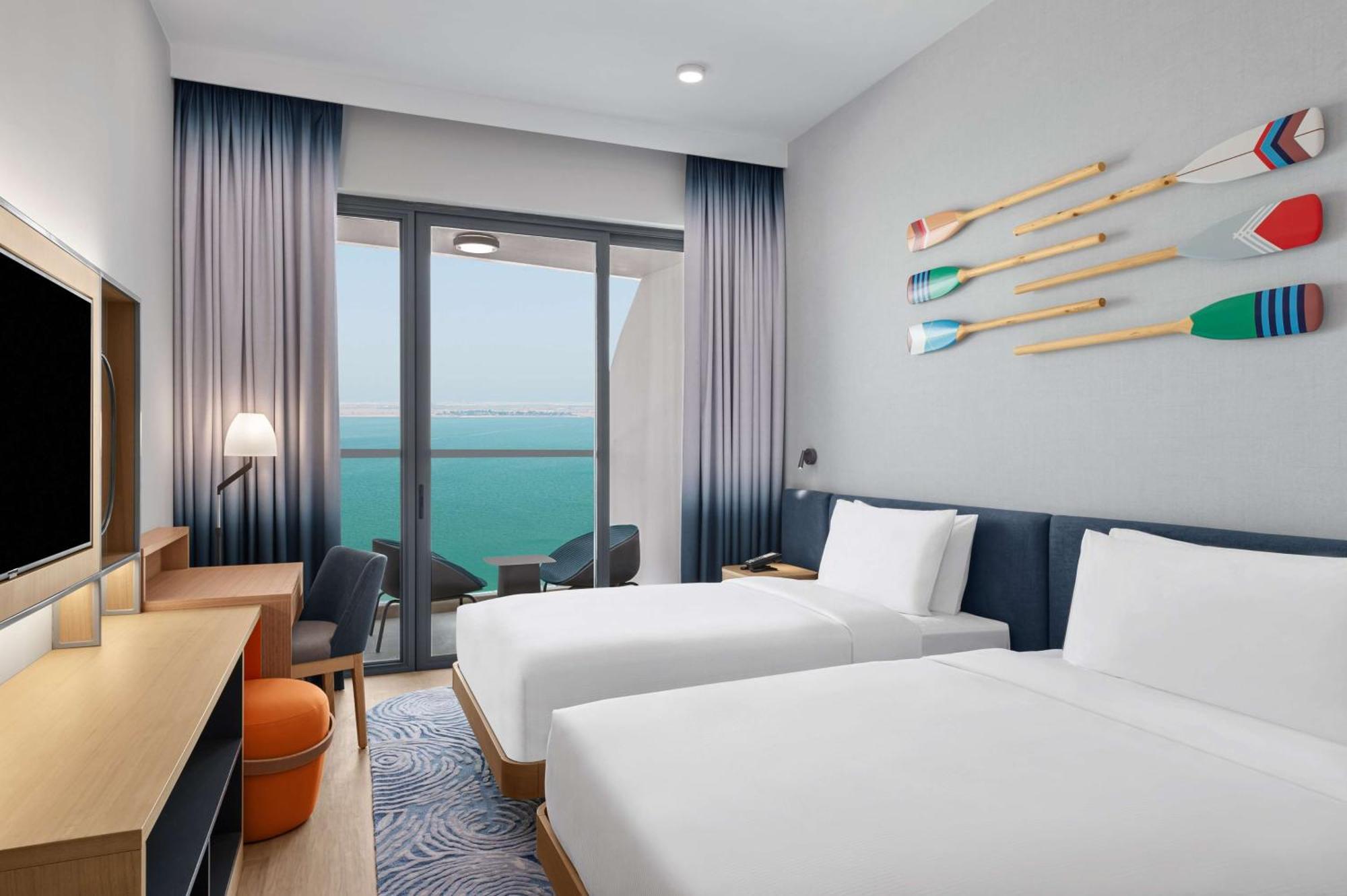 Double Room Two Double Beds Sea View