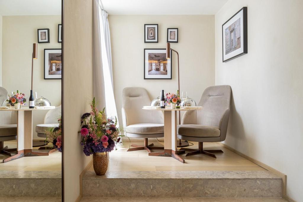Suite con terraza y vistas al jardín