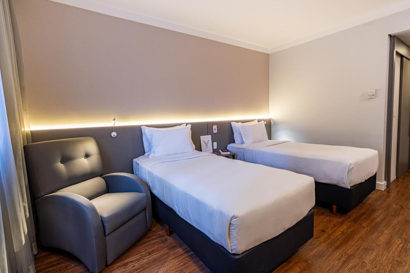 Deluxe Tweepersoonskamer met 2 Eenpersoonsbedden