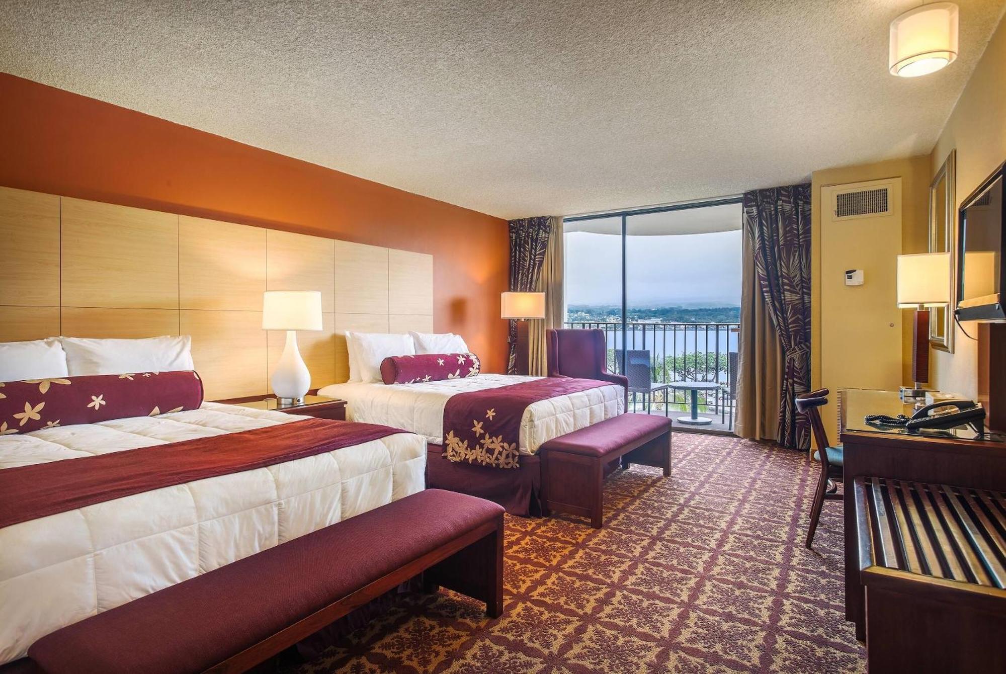 Queen Room Two Queen Beds Roll Shower Ocean View Mobility or Hearing Access Non-Smoking