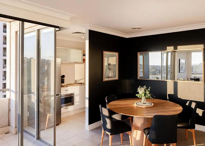Hotel with pool: Milson Serviced Apartments