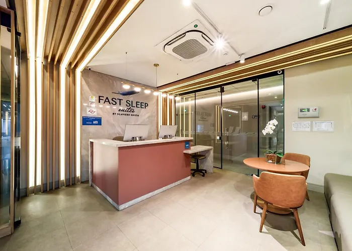 Fast Sleep Suites by Slaviero Hoteis - dentro do Aeroporto de Guarulhos - Terminal 2 - desembarque oeste
